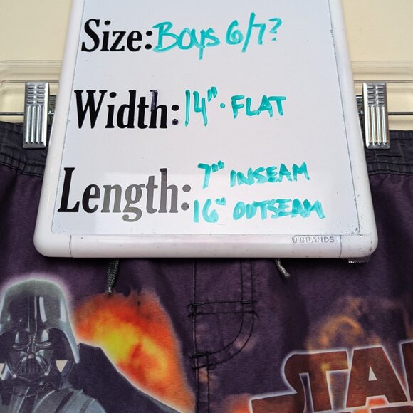 Revenge Sith Darth Vader Swimsuit Swim Trunk Shorts Bathing Suit Star Wars VTG - Picture 7 of 9